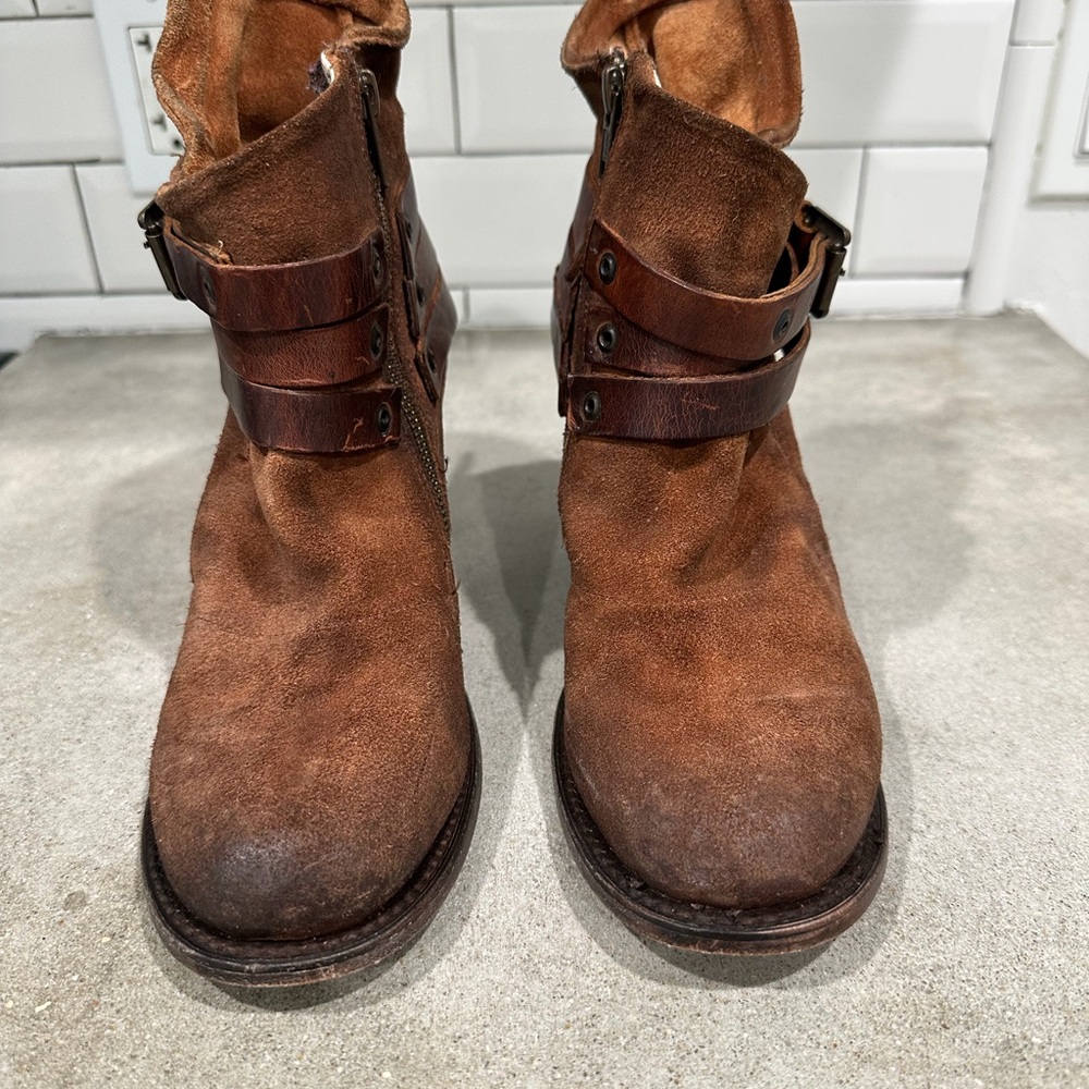Freebird Brown Leather Women Boots